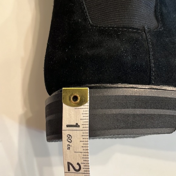 NWOT Donald Pliner Naala Riding Boots. Black size 6.5 M. Suede and Elastic sides - Picture 10 of 15